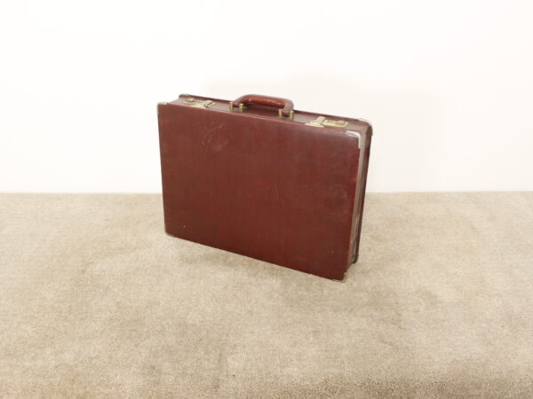 Attaché Case brun en cuir